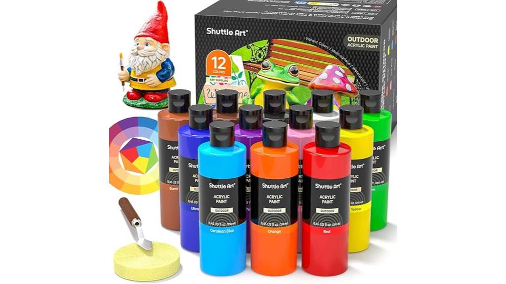 outdoor acrylic paint set
