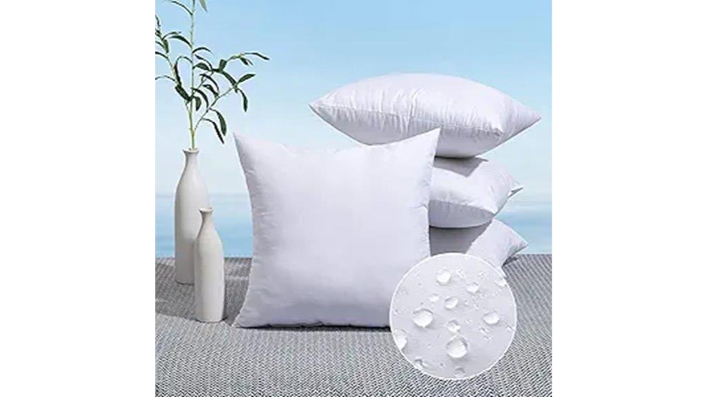 outdoor pillow inserts set