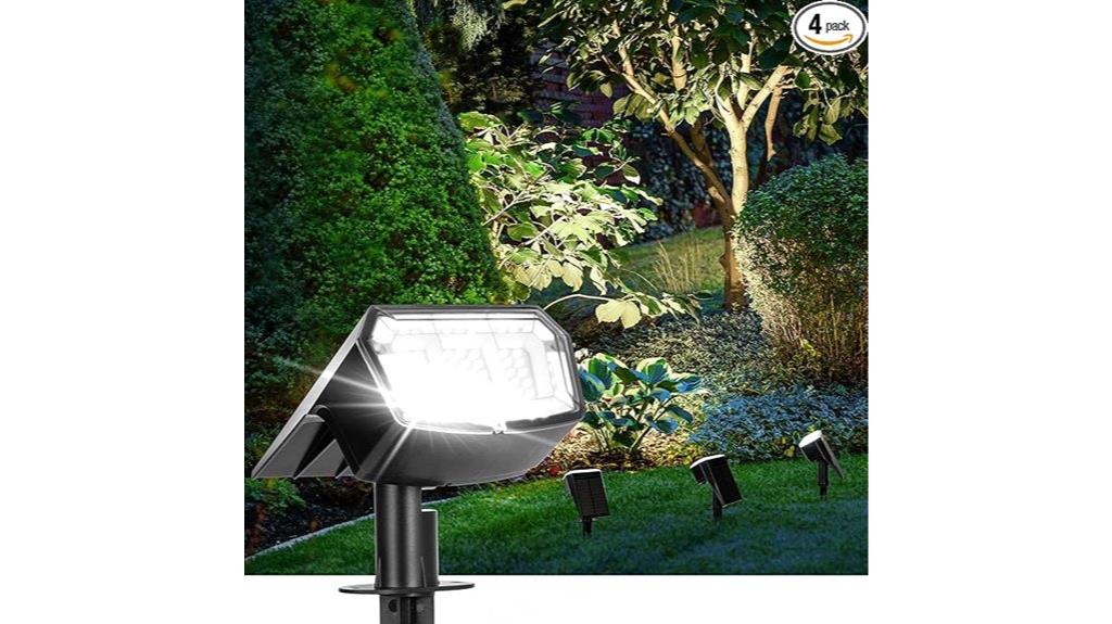 outdoor waterproof solar spotlights