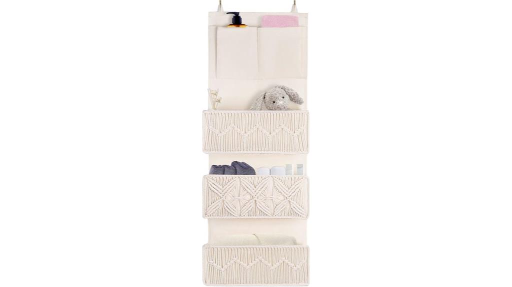 over the door woven organizer