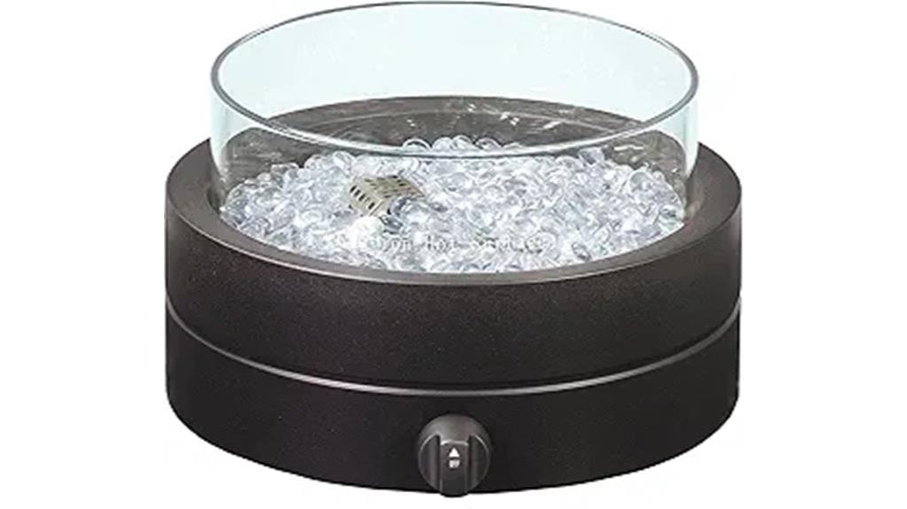 portable 14 inch propane fire pit