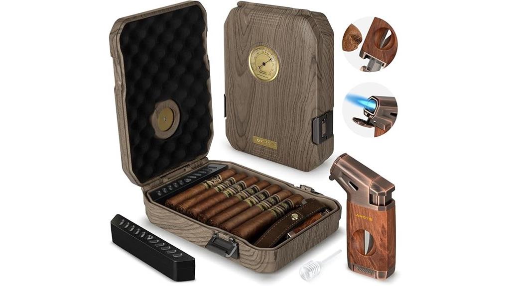 portable cigar travel case