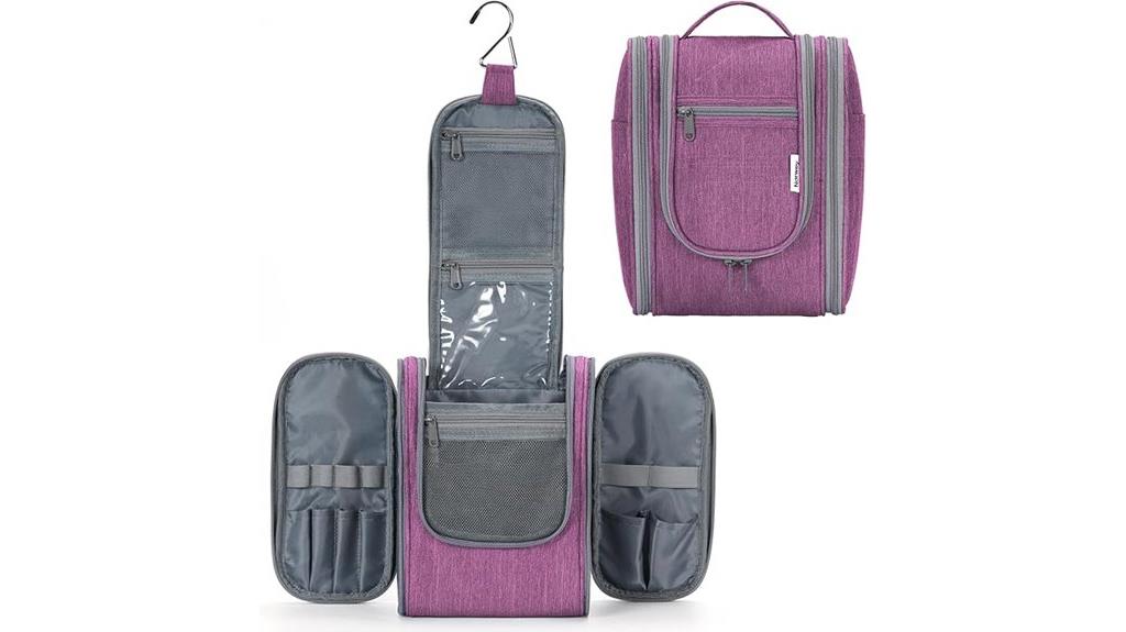 portable hanging toiletry bag