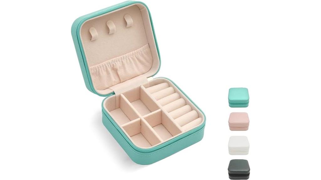 portable jewelry organizer case