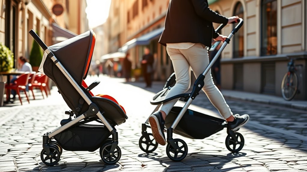 portable safe comfortable travel stroller