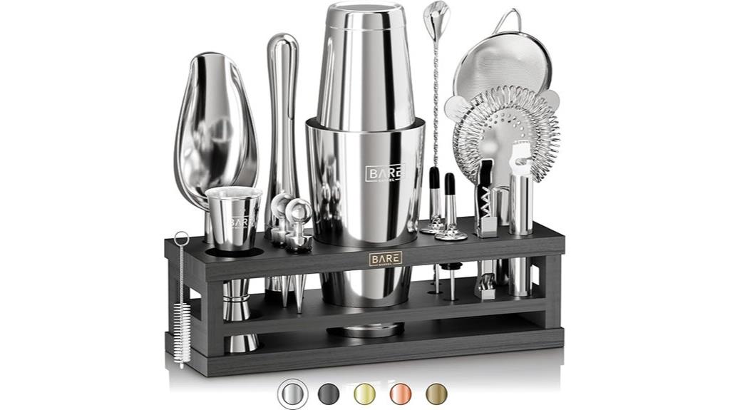 professional bartender mixing kit