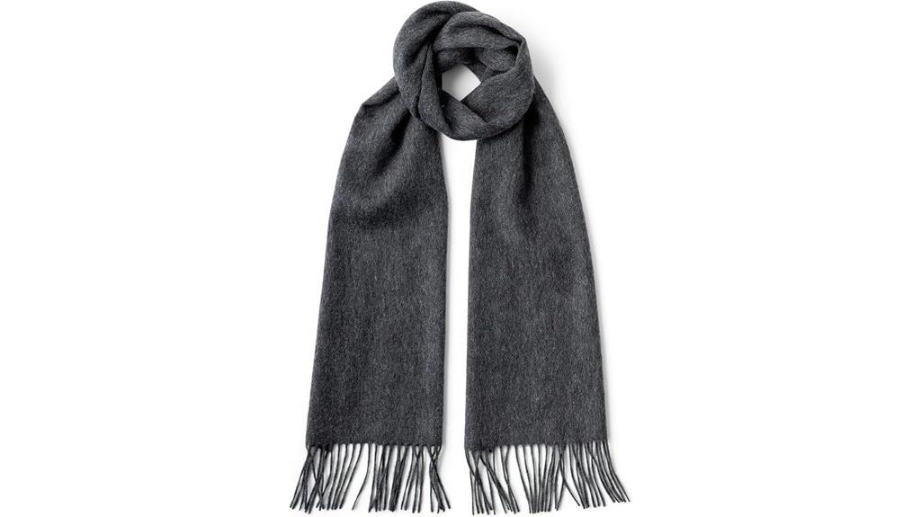 pure cashmere winter scarf
