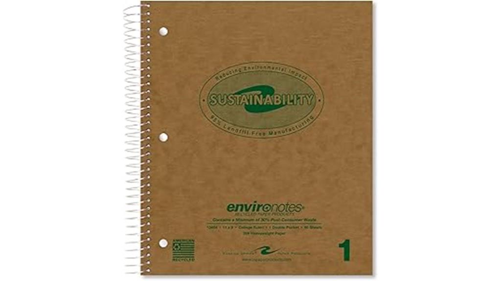 recycled spiral notebook roaring