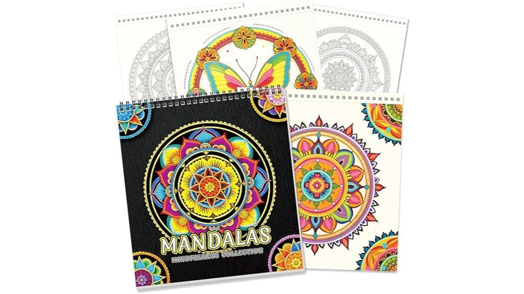 relaxing mandala coloring book