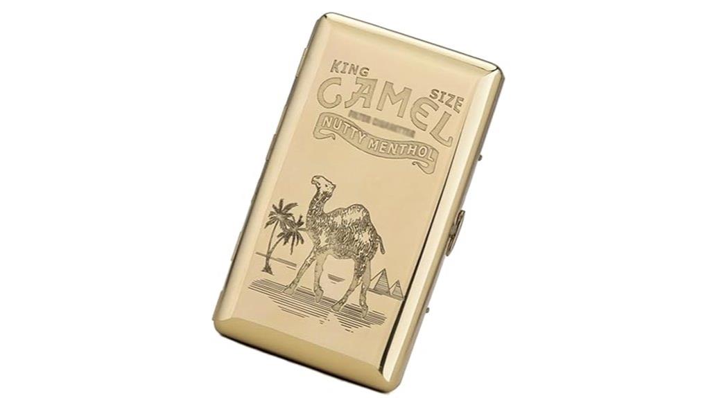 retro metal cigarette case