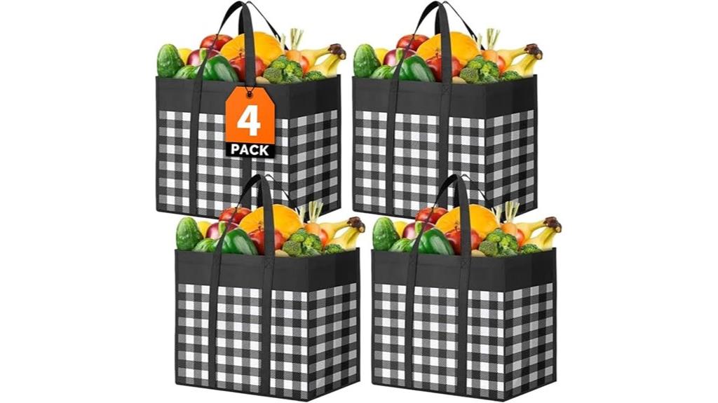 reusable grocery bag set