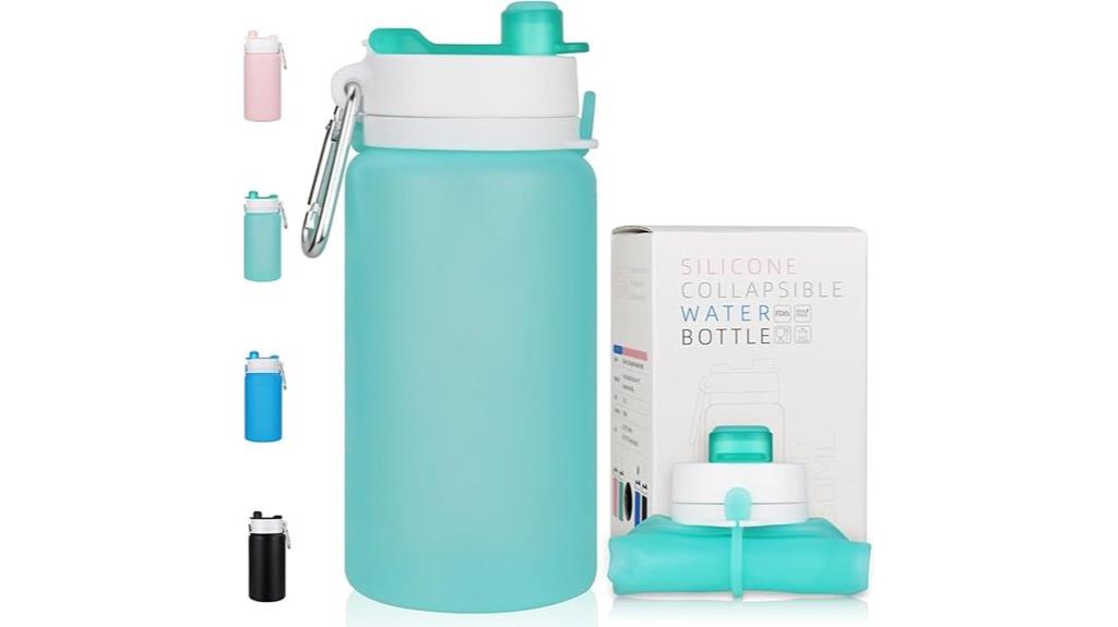 reusable silicone travel bottle