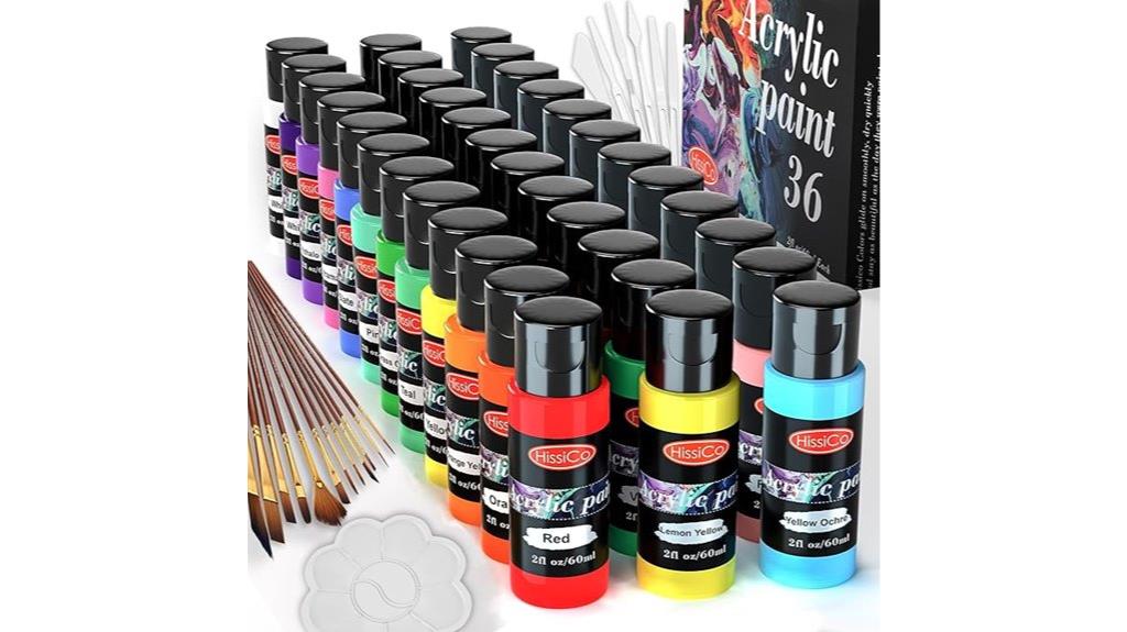 rich 36 color acrylic set