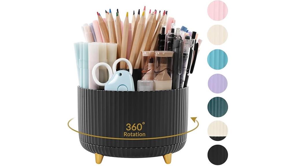 rotating desk organizer