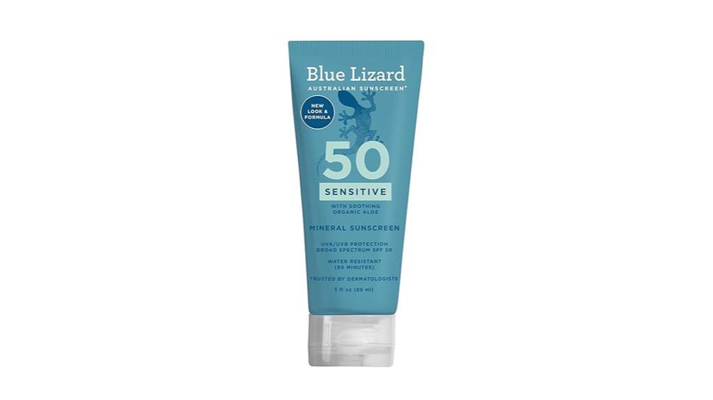 sensitive spf 50 mineral sunscreen