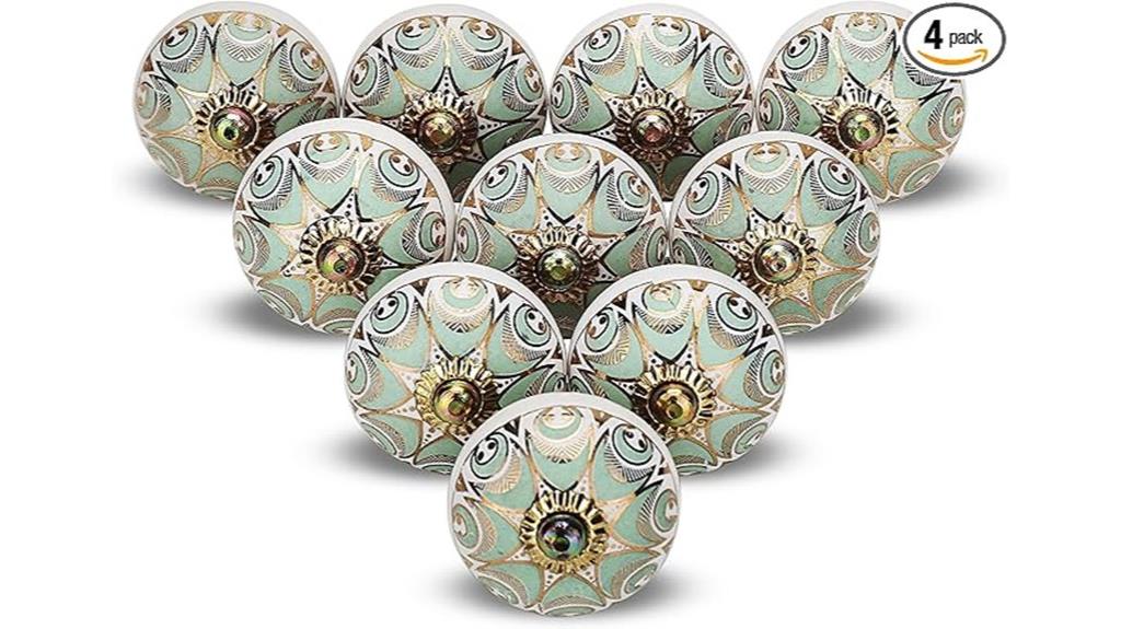 set of four cabinet knobs
