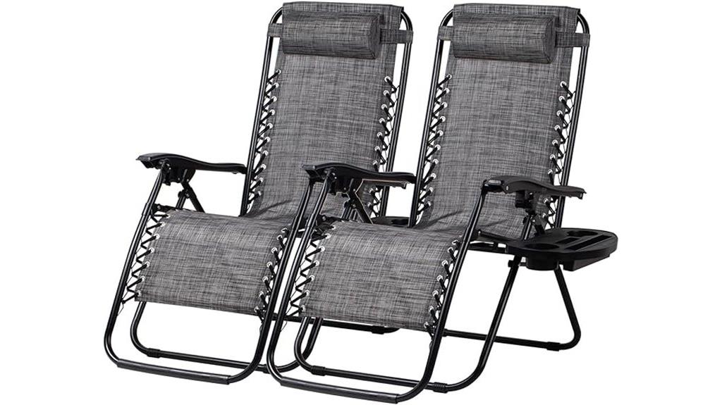 set of two recliners