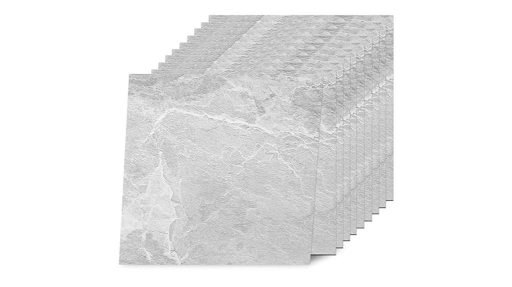 shale gray vinyl tiles