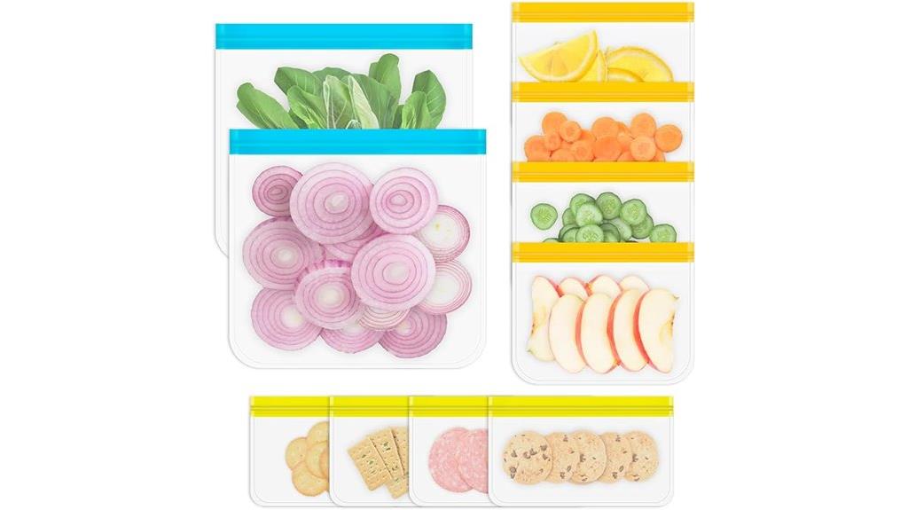 silicone food storage set