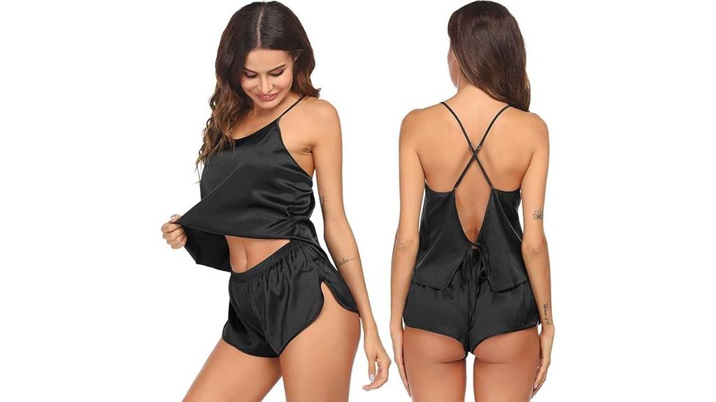 silk pajama set women