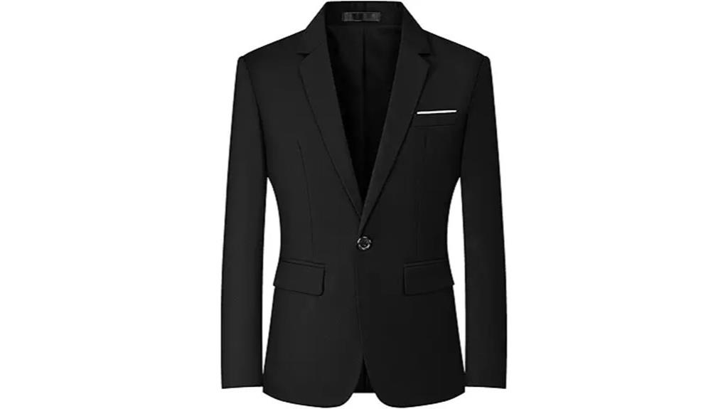 slim fit business blazer