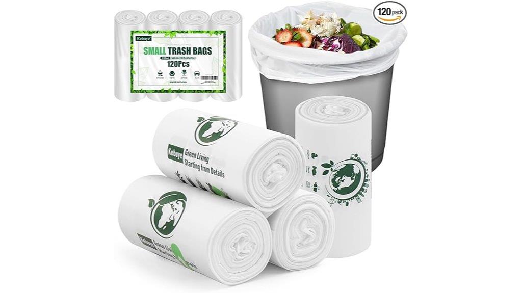 small biodegradable trash bags