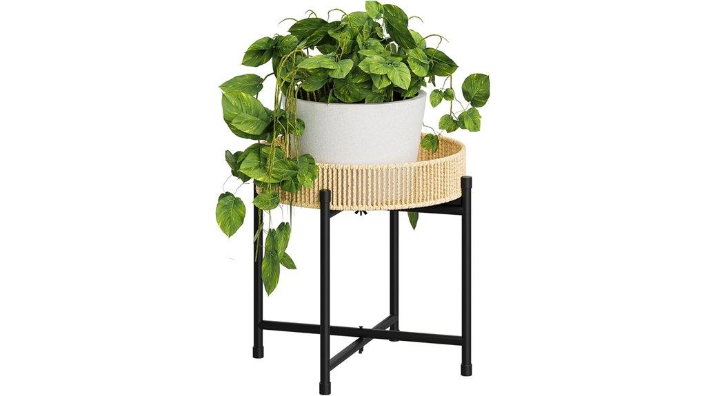 small boho plant stand