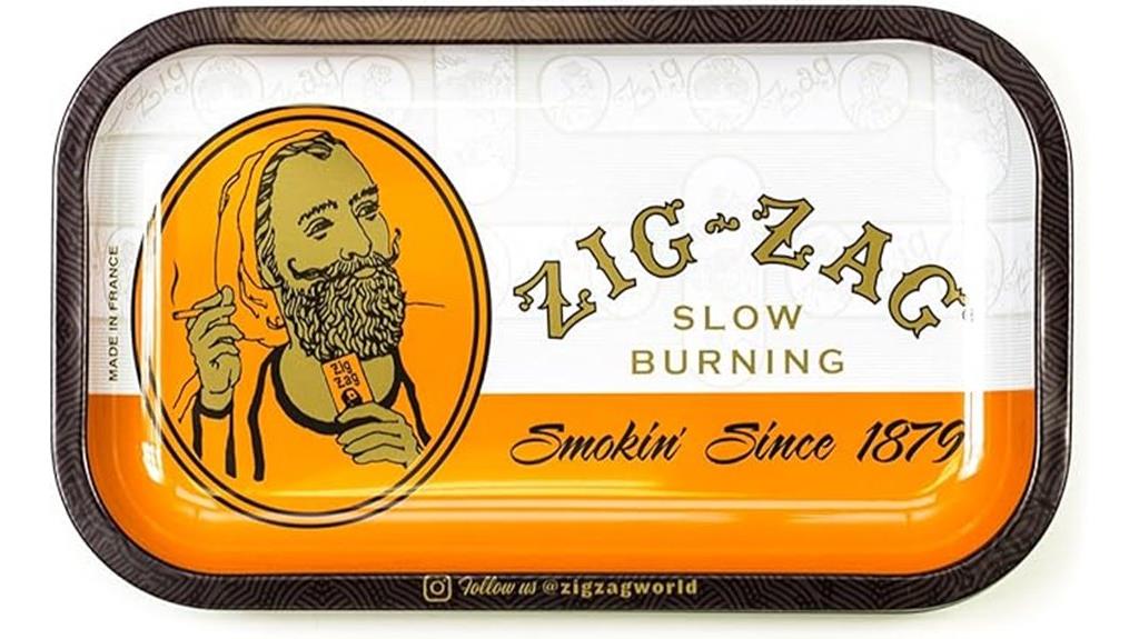 small metal zig zag tray