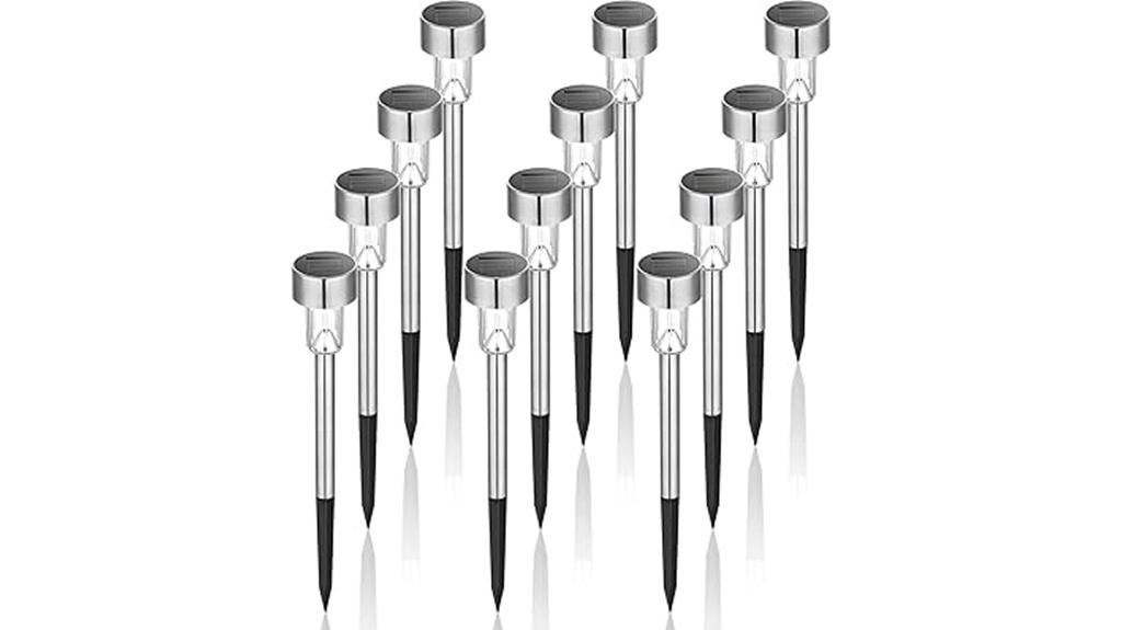 solar stainless steel lights