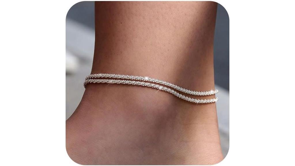 sterling silver women s anklet
