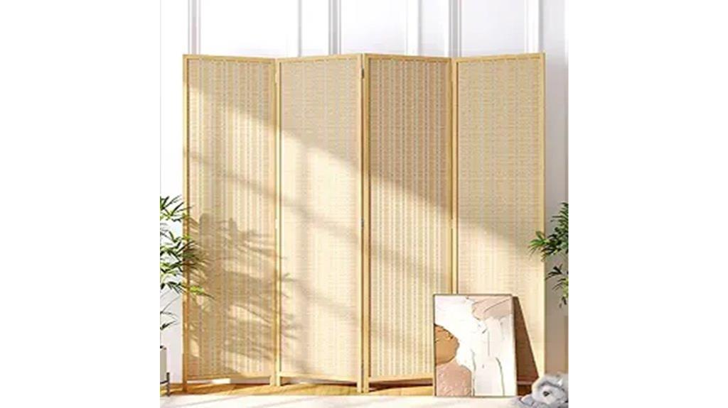 stylish 4 panel folding divider