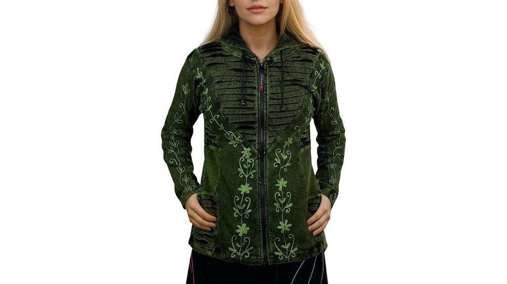 summer bohemian rib hoodie