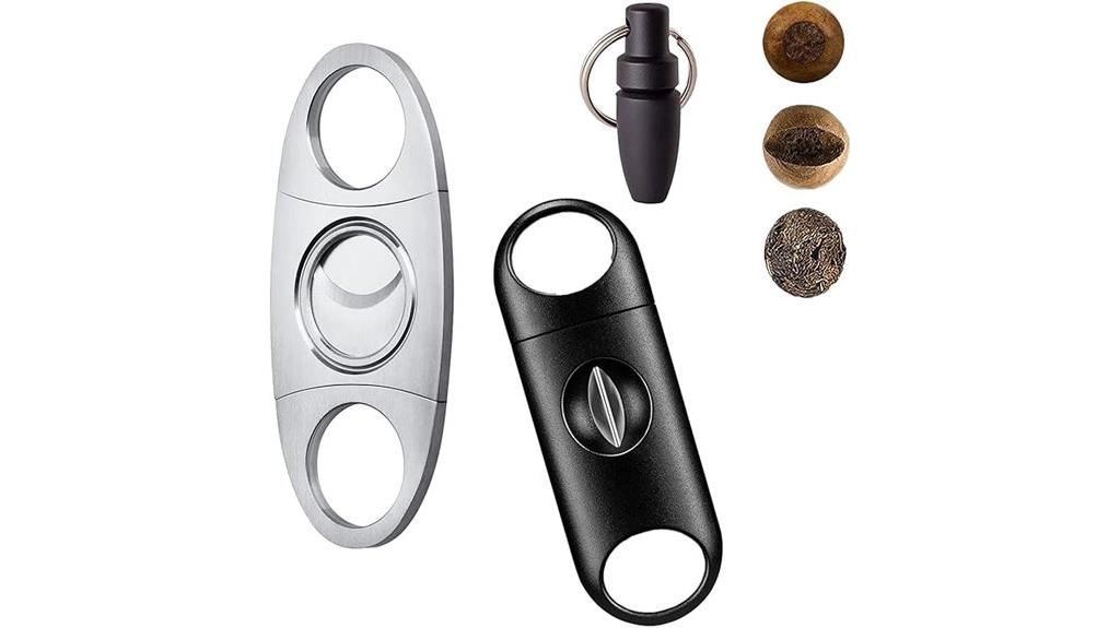 three piece cigar cutter