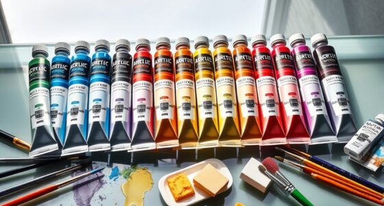 top acrylic paint sets