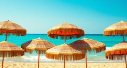 top boho beach umbrellas