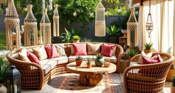 top boho outdoor furniture