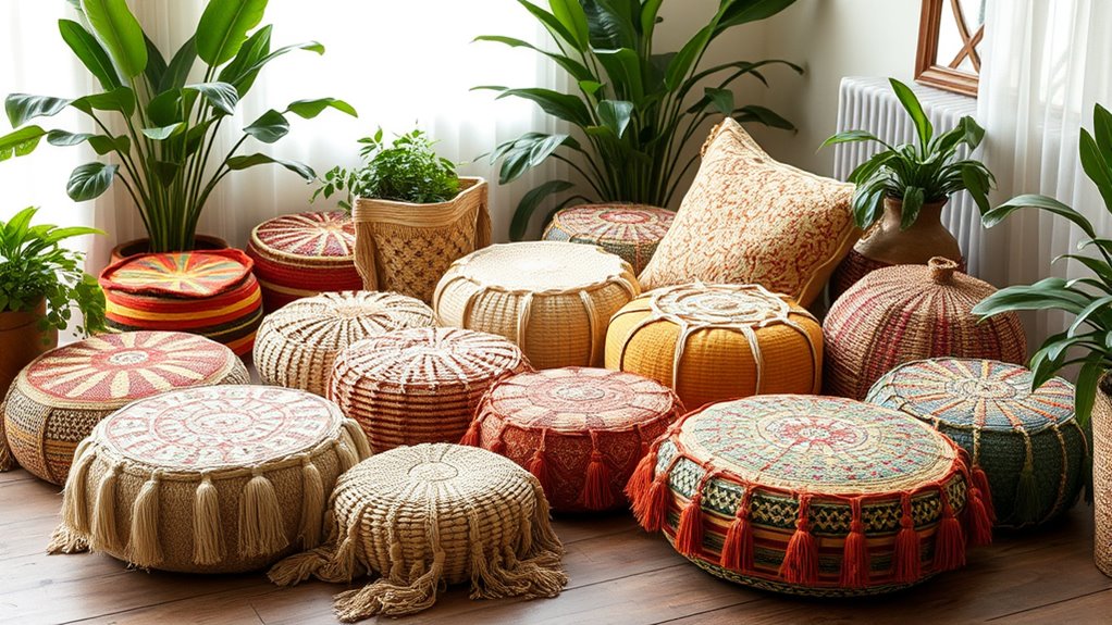 top boho pouf selections