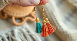 top boho tassel earrings