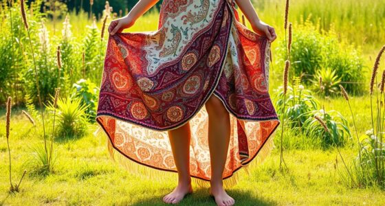 top boho wrap skirt trends