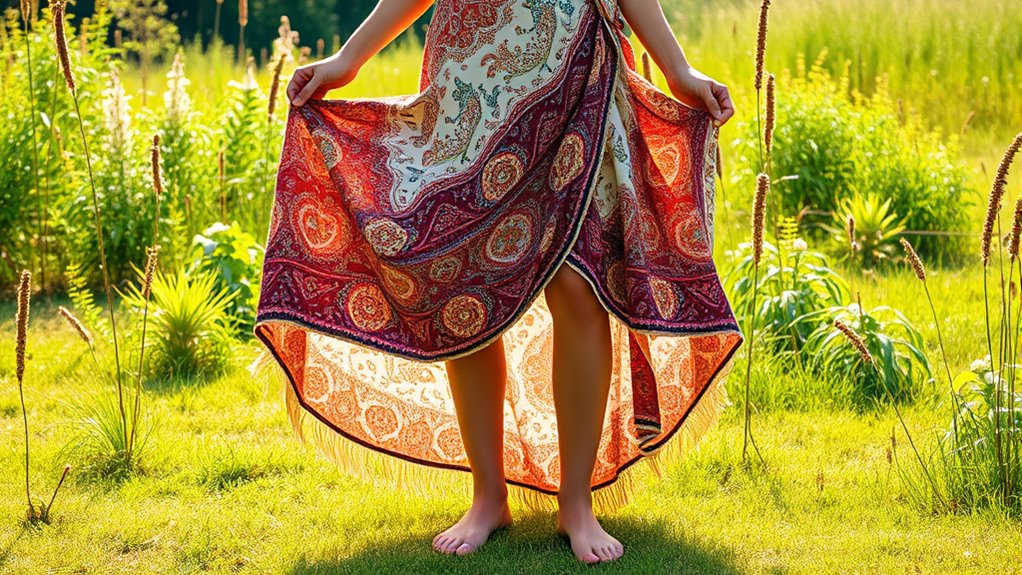 top boho wrap skirt trends