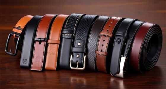 top stylish leather belts