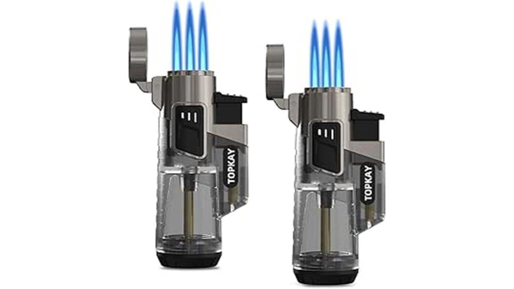 triple jet flame torch lighters