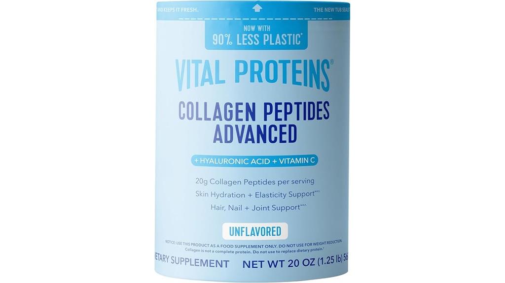 unflavored collagen powder 20oz