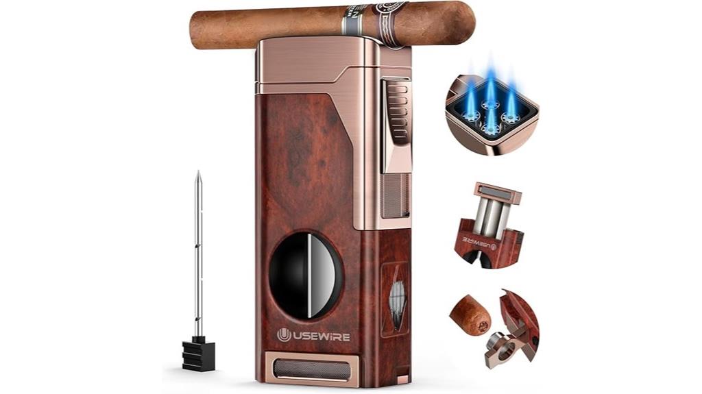 versatile cigar lighter set