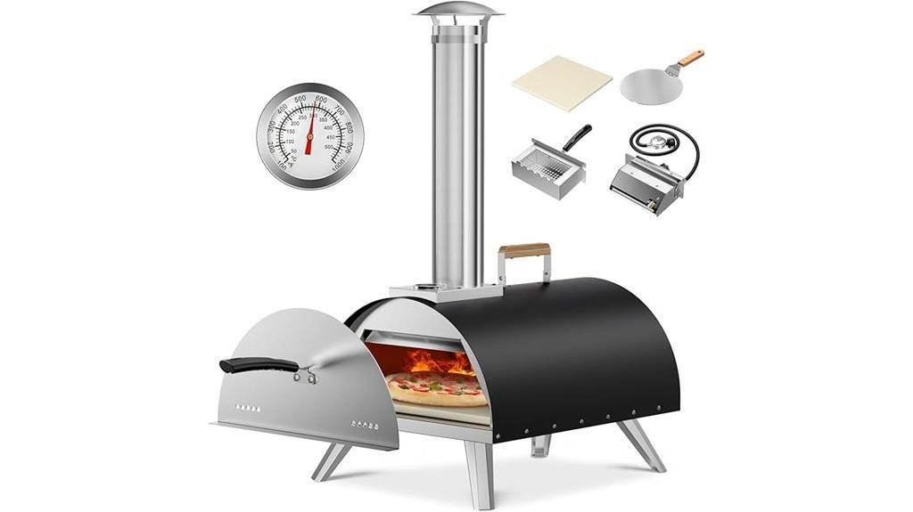 versatile outdoor pizza oven