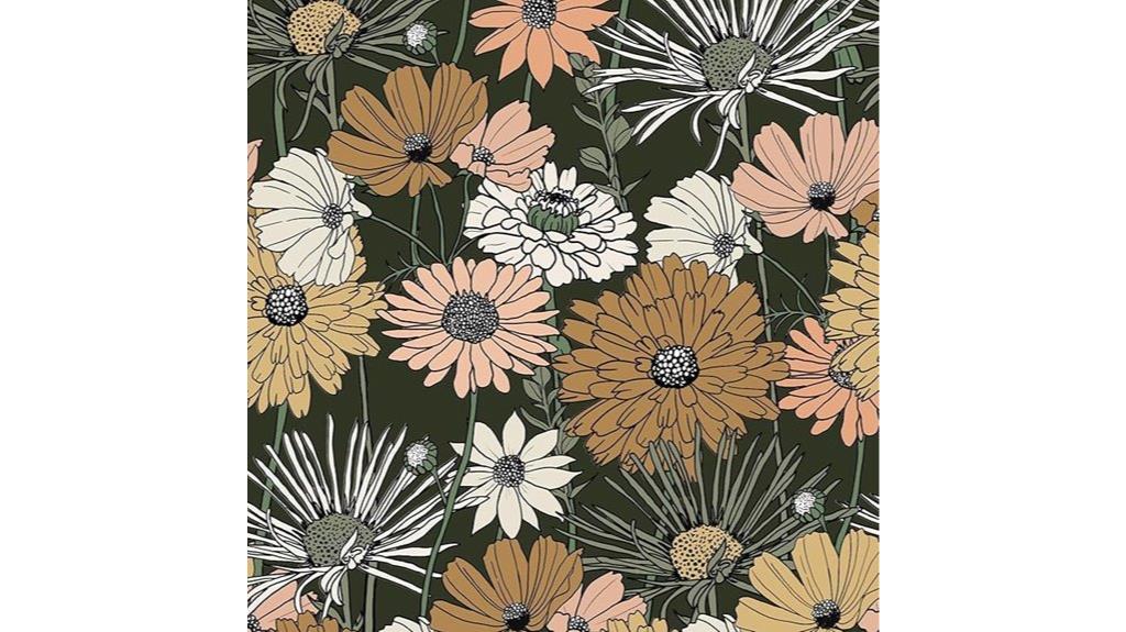 vintage floral contact paper