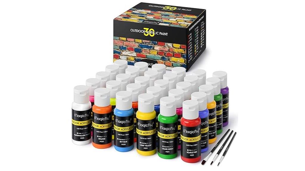vivid outdoor acrylic paints