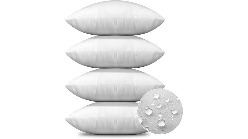 waterproof 18x18 pillow inserts