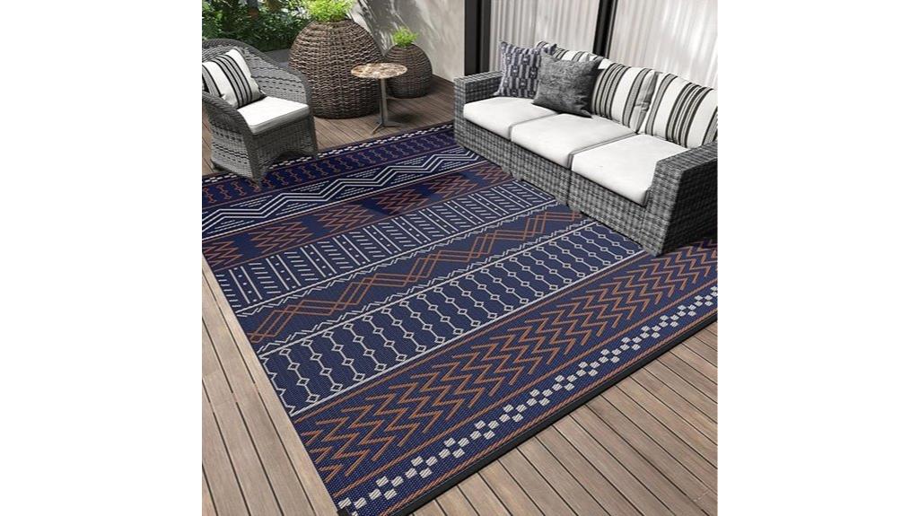 waterproof 5x8 ft outdoor rug