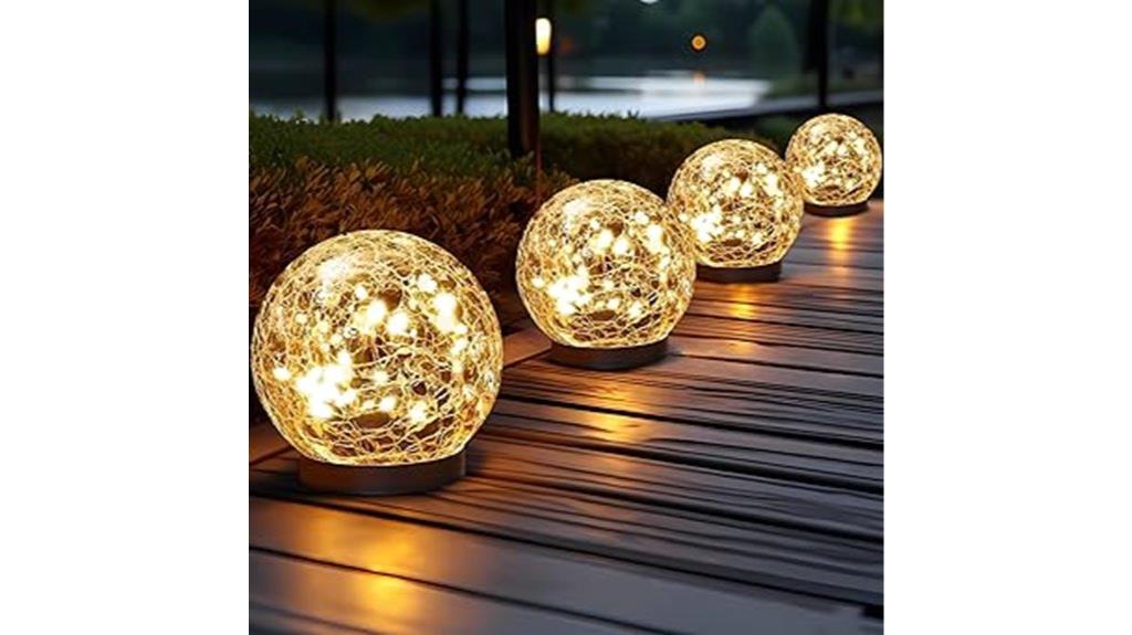 waterproof cracked glass globe